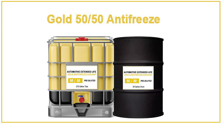 Universal Gold 50/50 Antifreeze – One Coolant for All Makes and Models