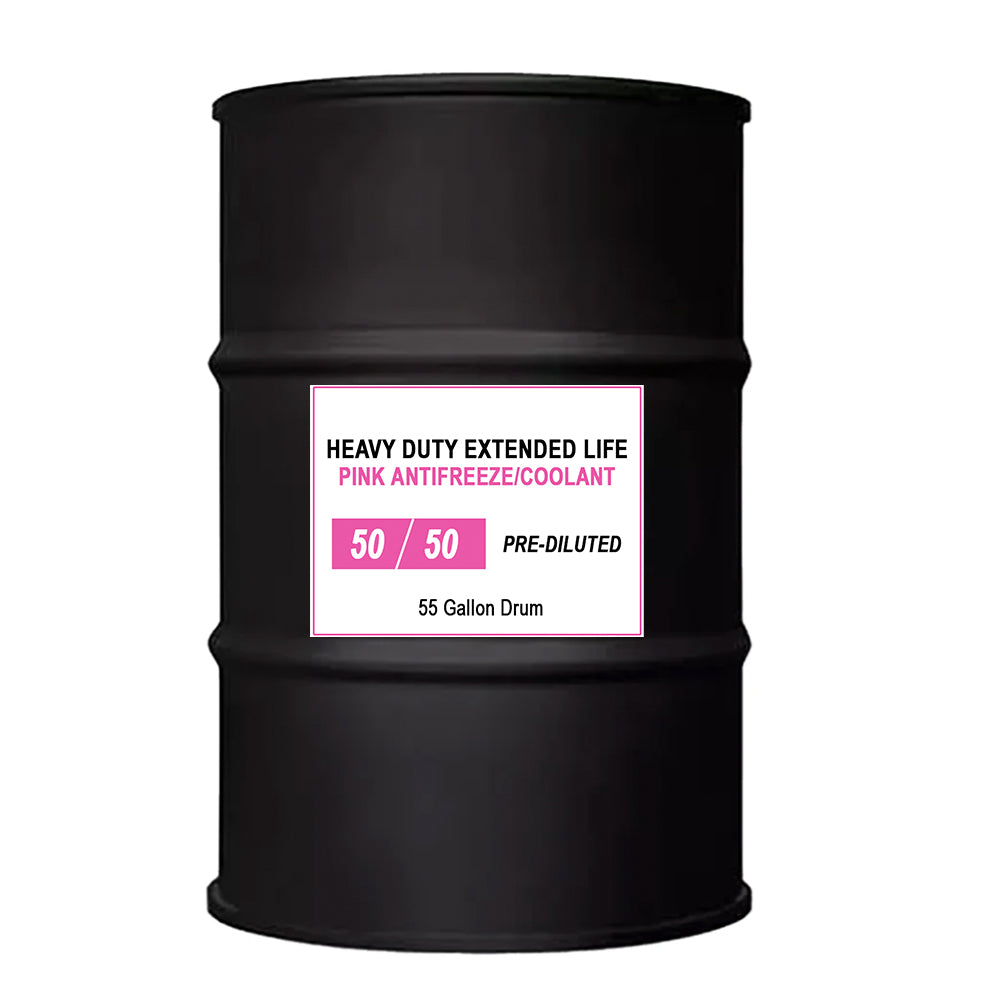 Pink 50/50 Heavy Duty Extended Life Nitrite-Free Antifreeze - 55 Gallon Drum