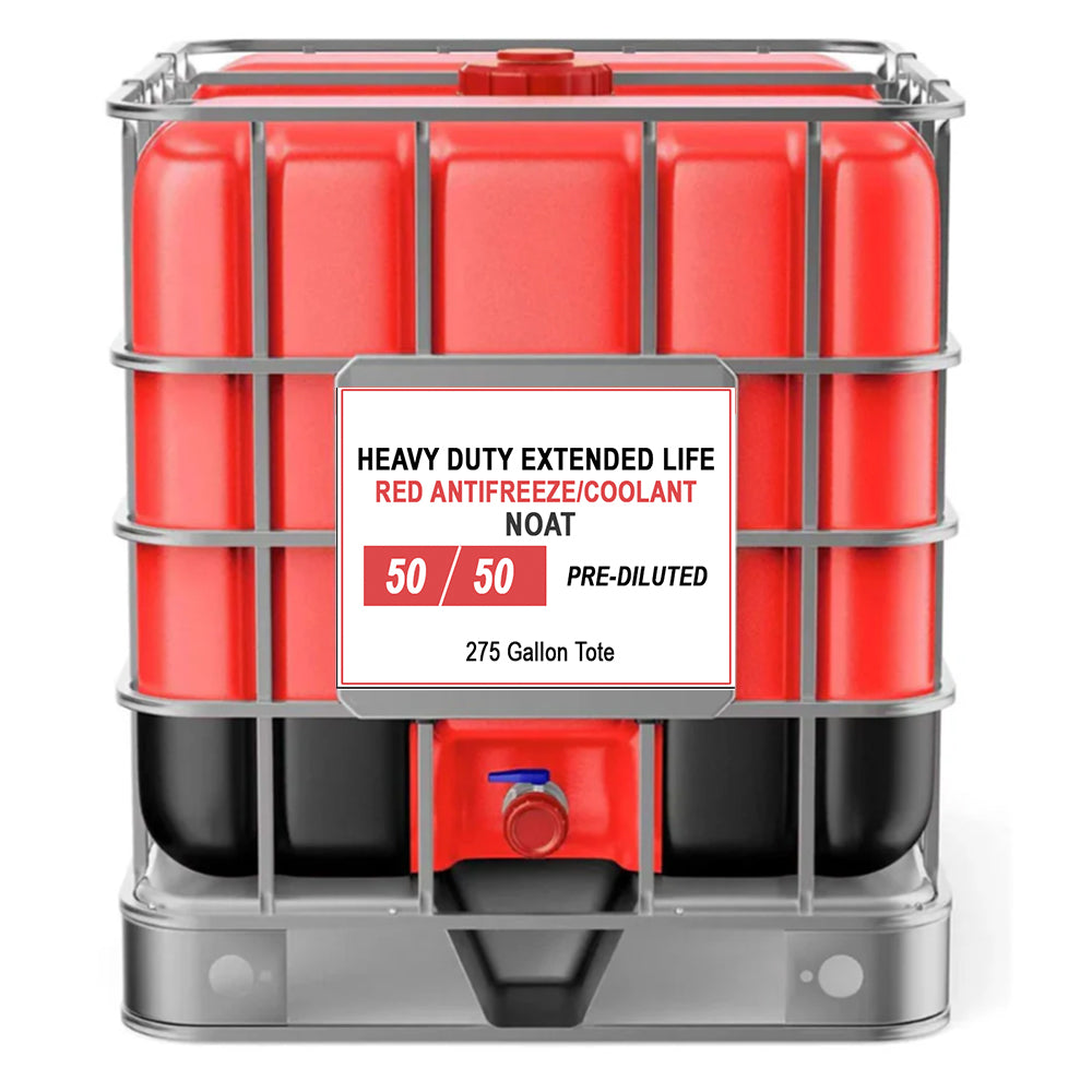 Red 50/50 Heavy Duty Extended Life Nitrited Antifreeze - 275 Gallon Tote