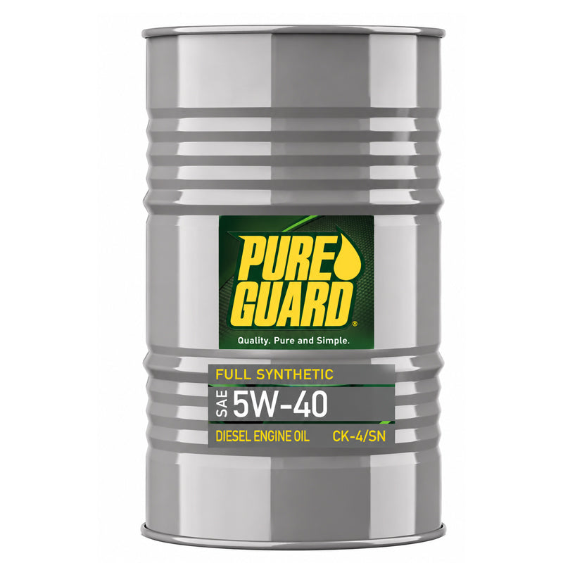 5W40 Synthetic Diesel Engine Oil - 55 Gallon Drum