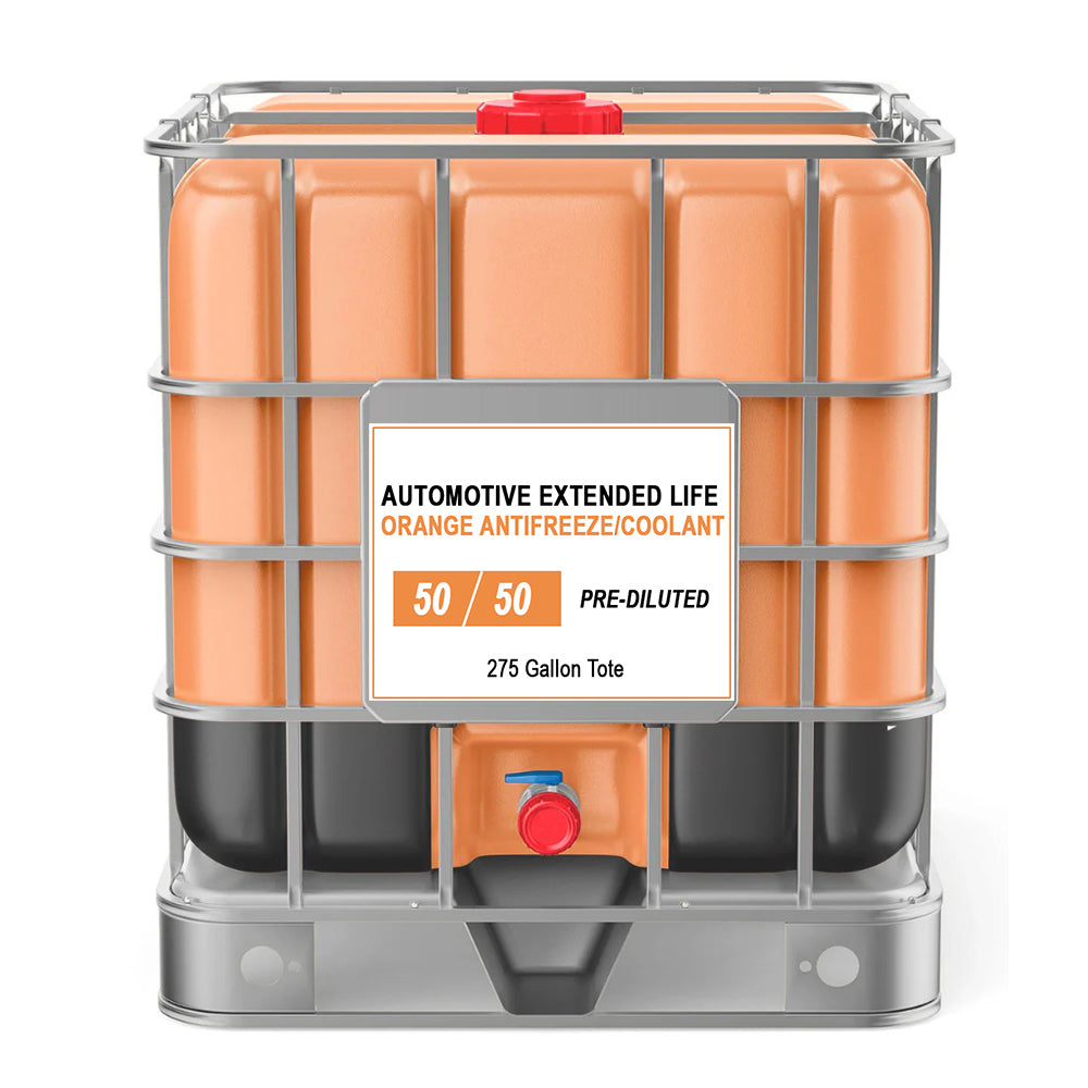 Orange 50/50 American Vehicle Extended Life Antifreeze - 275 Gallon Tote