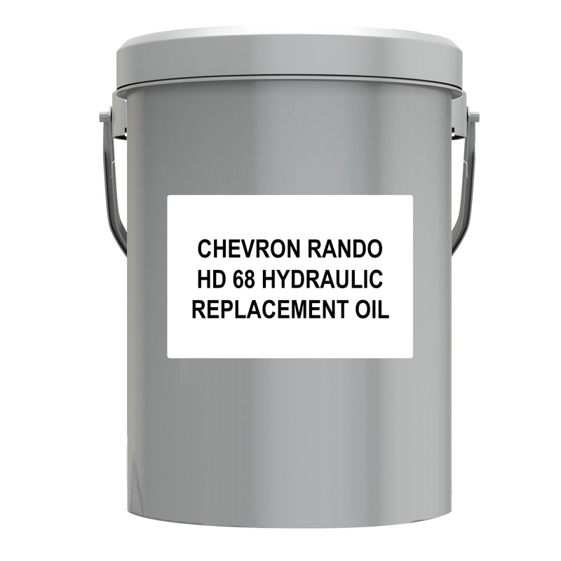 Chevron Rando HD 68 Hydraulic Replacement Oil by RDT.