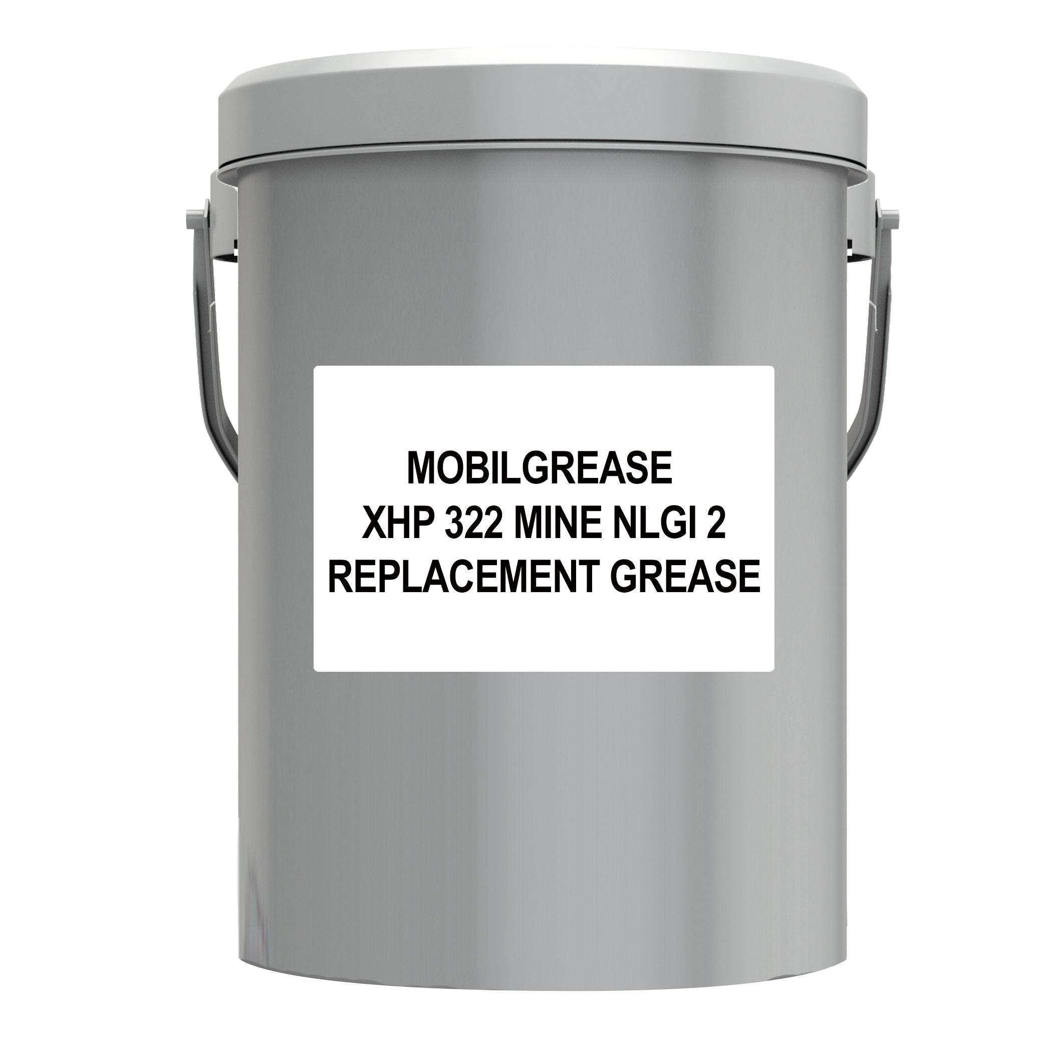 Mobilgrease XHP 322 Mine Replacement Grease by RDT 35LB Pail
