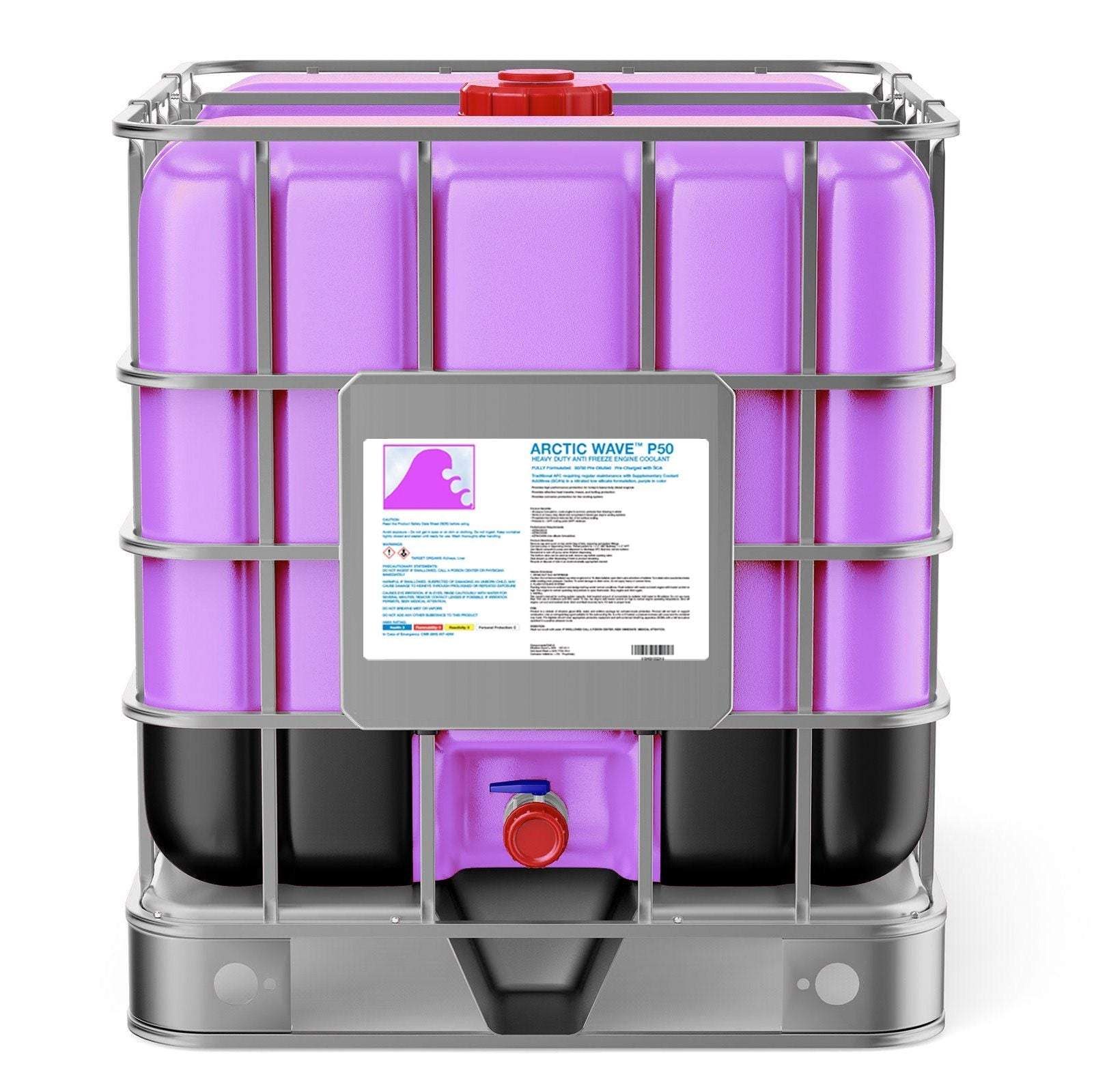 Purple Antifreeze Coolant - 50/50 Coolant SINOPEC 275 Gallon Tote 