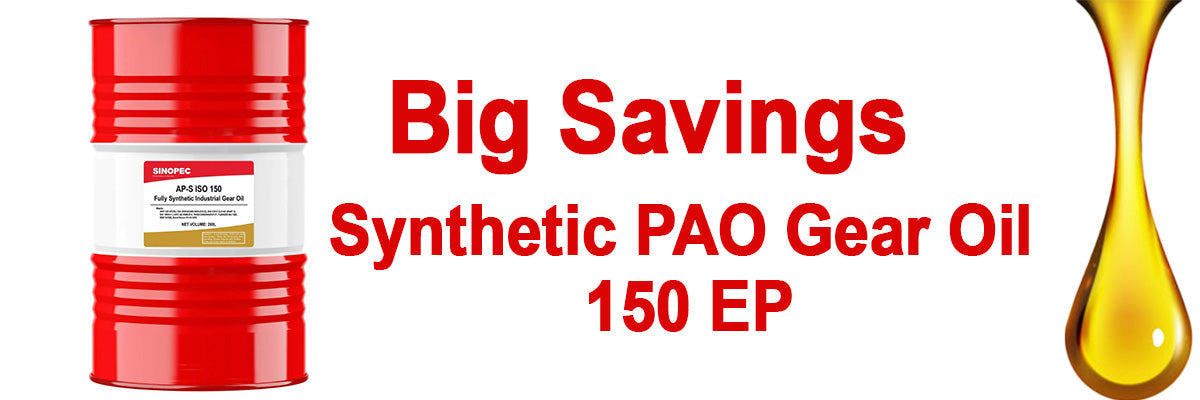 Shop Now: Synthetic PAO Gear Oil 150 EP for Industrial and Marine Equipment