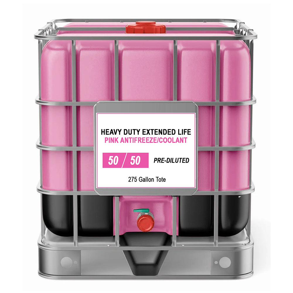 Pink 50/50 Heavy Duty Extended Life Nitrite-Free Antifreeze - 275 Gallon Tote
