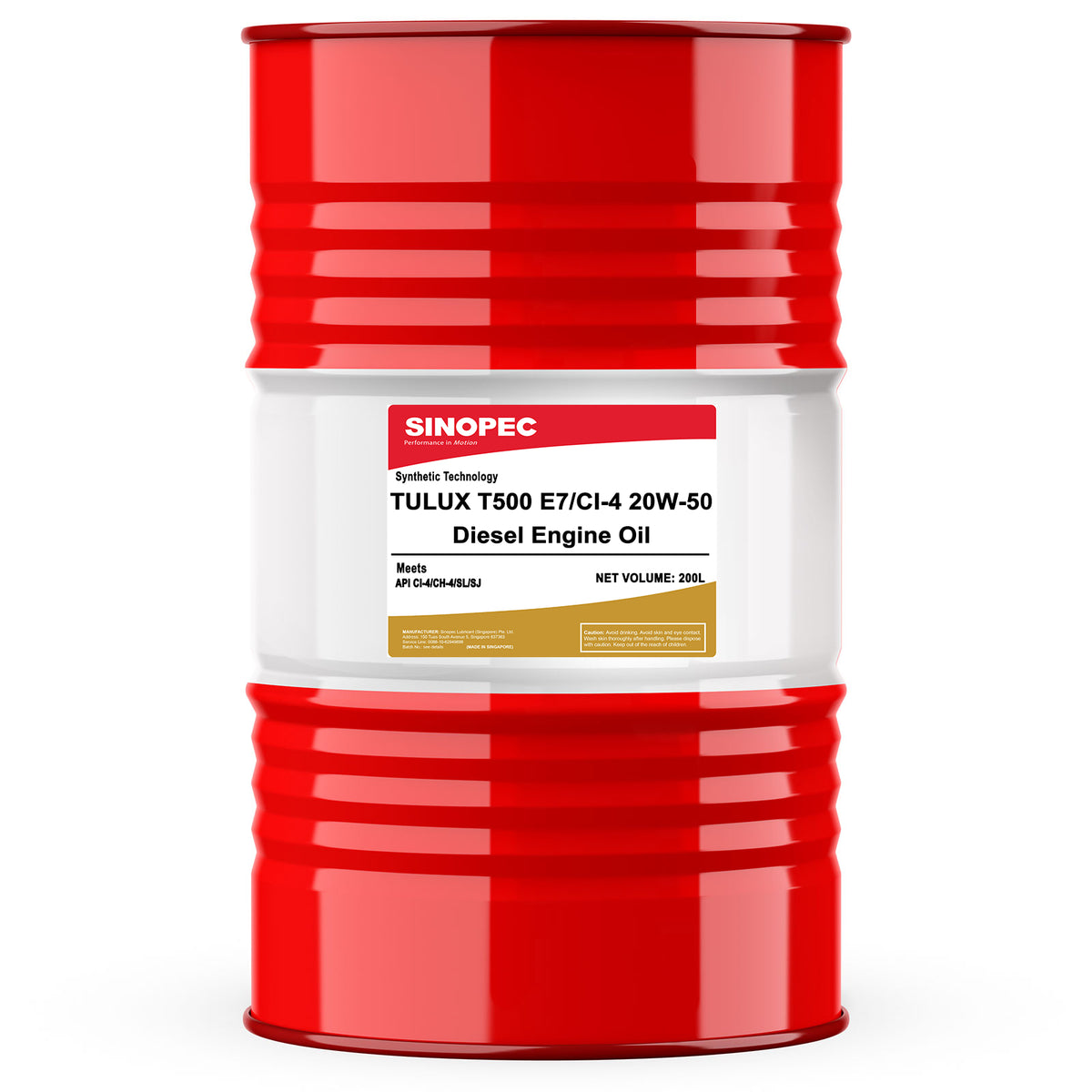 20W50 Heavy Duty Diesel Engine Oil - 55 Gallon Drum