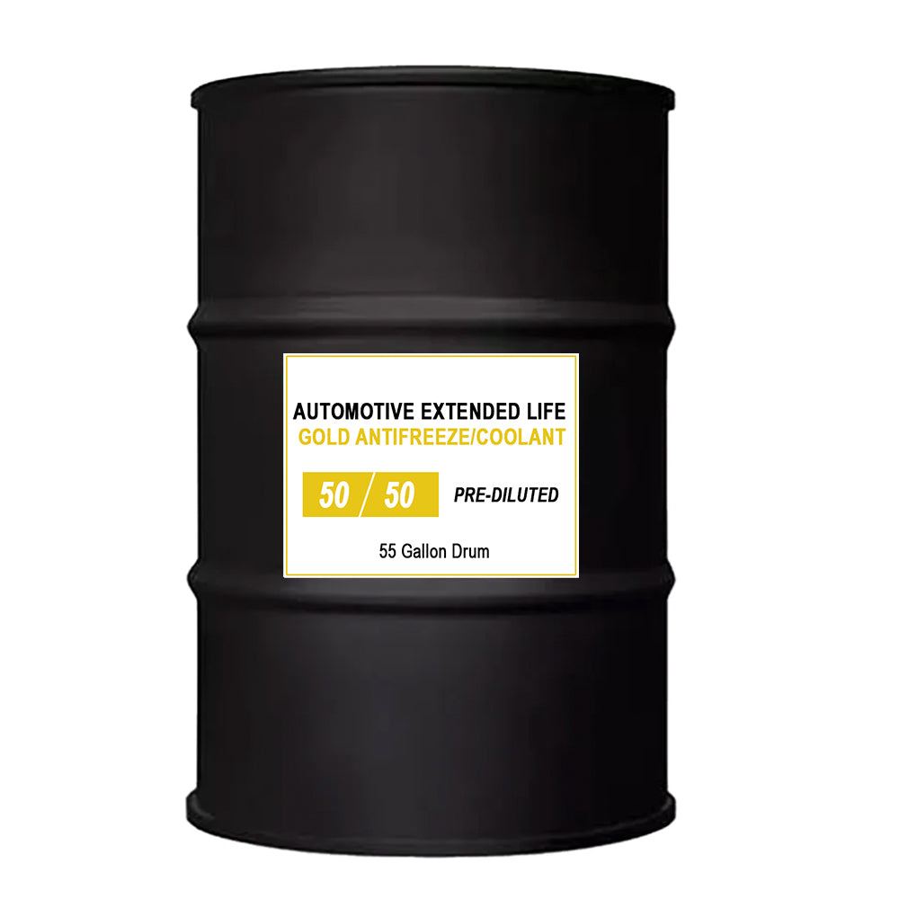 Gold 50/50 Automotive All Vehicles Extended Antifreeze - 55 Gallon Drum