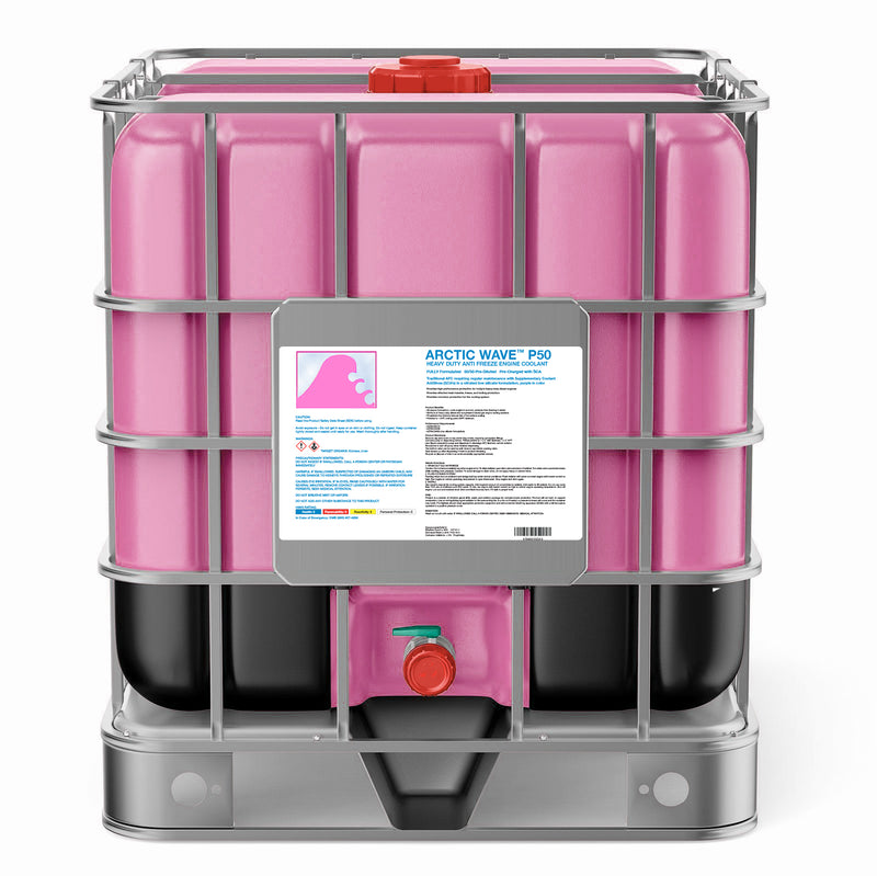 Heavy Duty Fully Formulated Antifreeze & Coolant - 50/50 - Pink - 275 Gallon Tote
