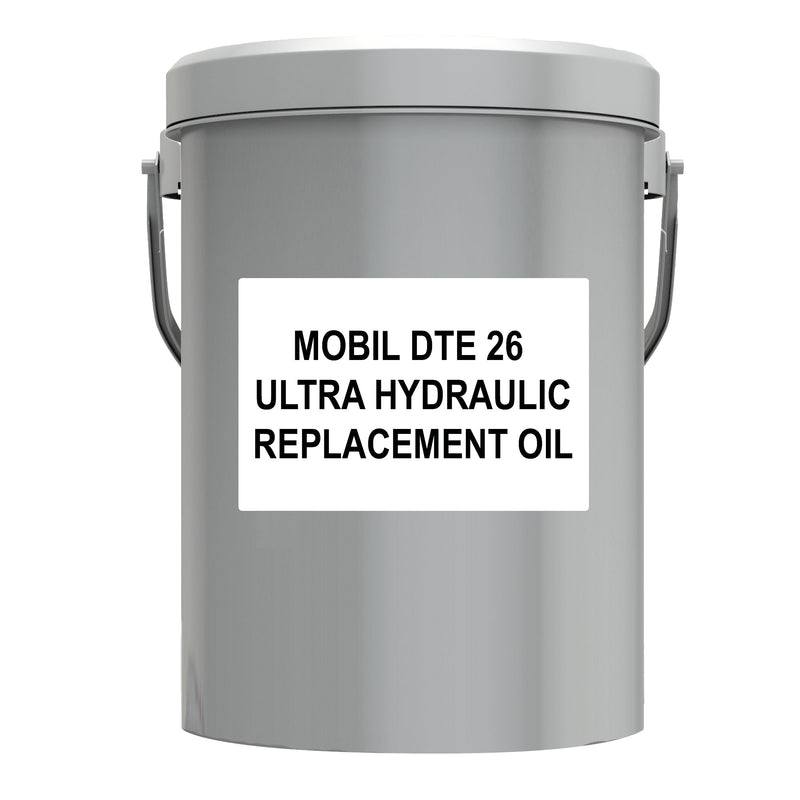 Mobil DTE 26 Ultra Hydraulic Replacement Oil.