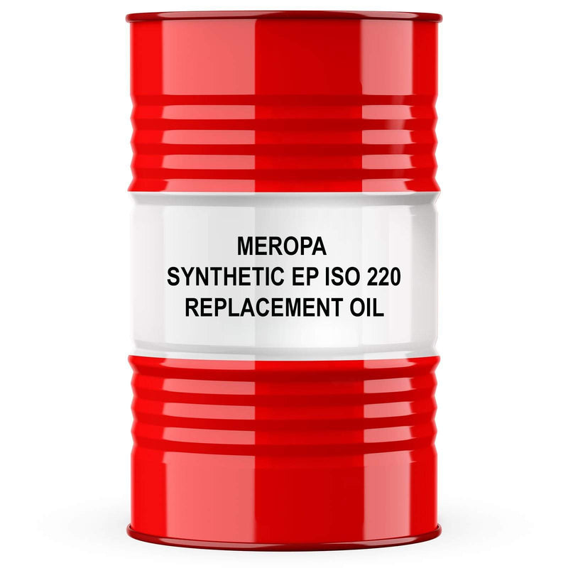 Chevron Meropa Synthetic EP ISO 220 Gear Replacement Oil Gear Oil BuySinopec.com 55 Gallon Drum 