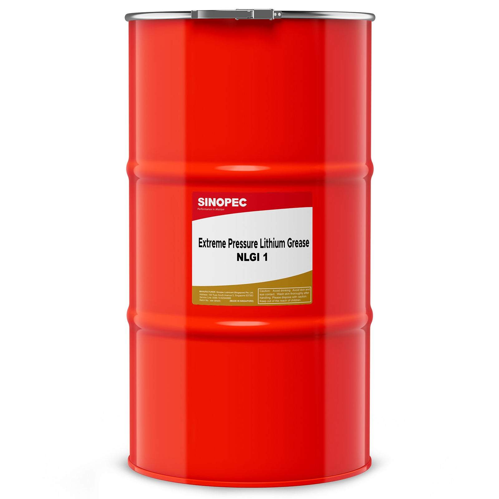 EP1 Lithium Grease-SINOPEC-Brand_Sinopec,Category_Grease,Grade_NLGI 1,sinopec,Size_120 LB Keg,Type_Extreme Pressure