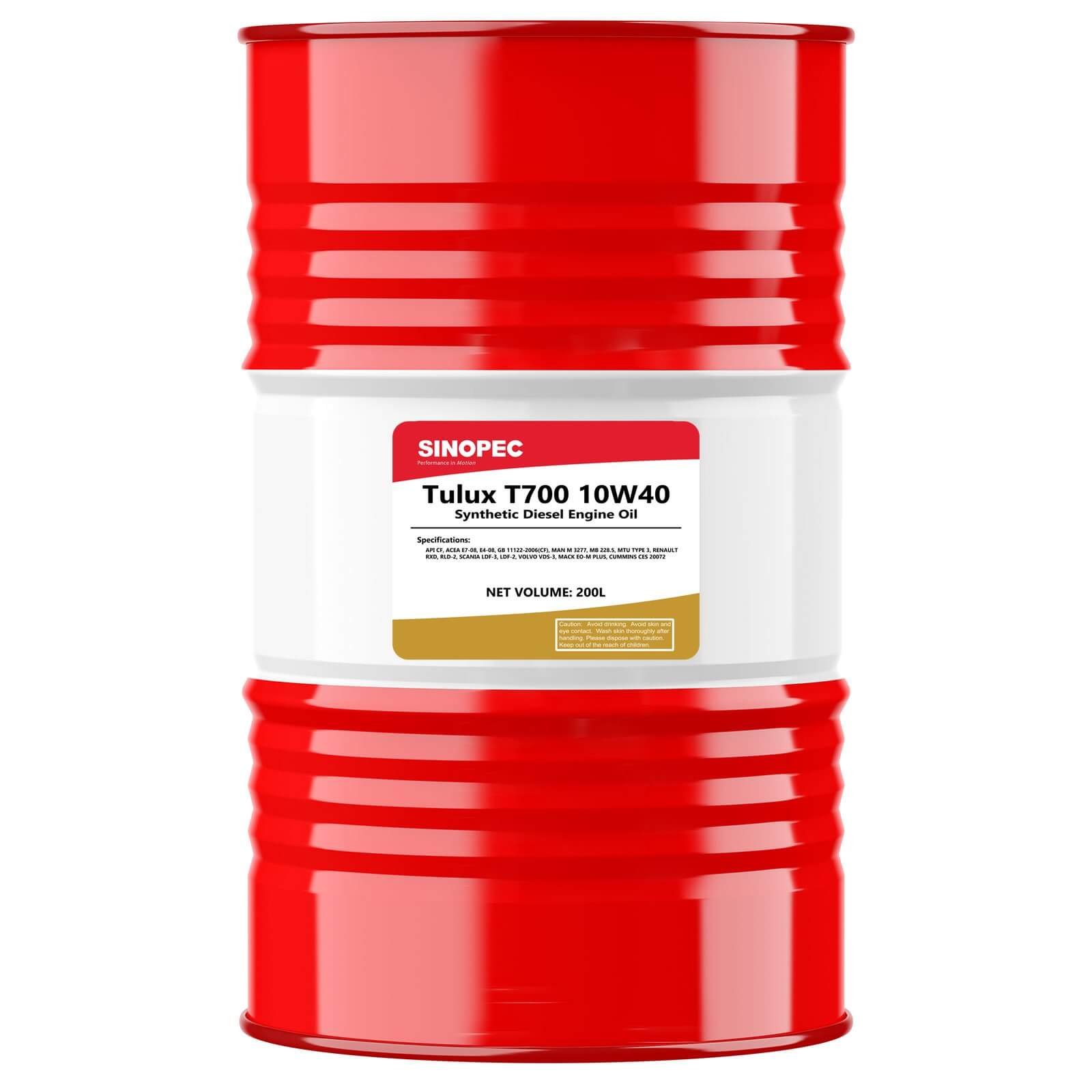 10W40 Synthetic Diesel Engine Oil-SINOPEC-Brand_Sinopec,Category_Diesel Engine Oil,cj-4,cj4,ck-4,ck4,construction,Detroit diesel,diesel,diesel oil,fleet,full,Grade_10W40,heavy duty,sinopec,Size_55 Gallon Drum,sn,synthetic,synthetic diesel engine oil,t600,t700,truck,Type_Synthetic