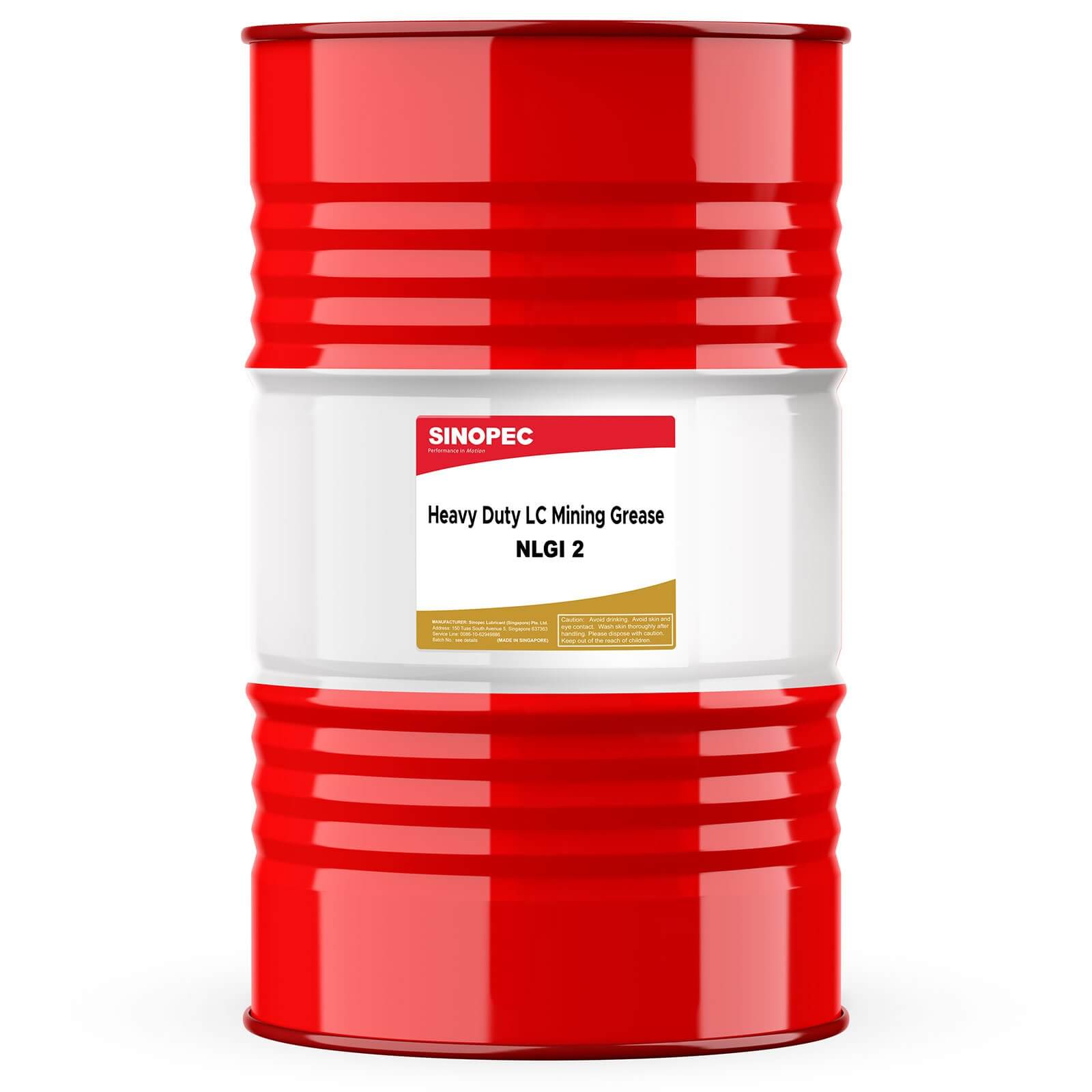 Moly 5% Lithium Complex High Temp EP2 Grease-SINOPEC-Brand_Sinopec,Category_Grease,Grade_NLGI 2,sinopec,Size_400 LB Drum,Type_Moly 5%
